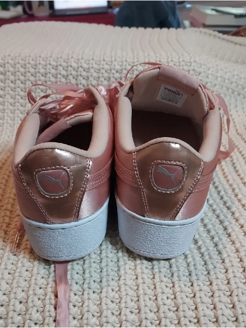 PUMA Women's Vikky Platform EP Softform Sneakers Sz 9.5